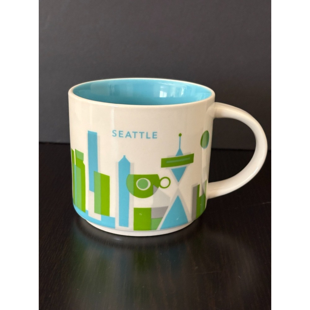 Starbucks Seattle You Are Here Collection‎ Mug 2013 Coffee Cup 14oz EUC ☕️